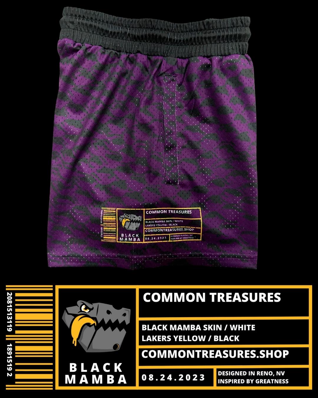 Black Mamba (5" Inseam) - Hoop Shorts
