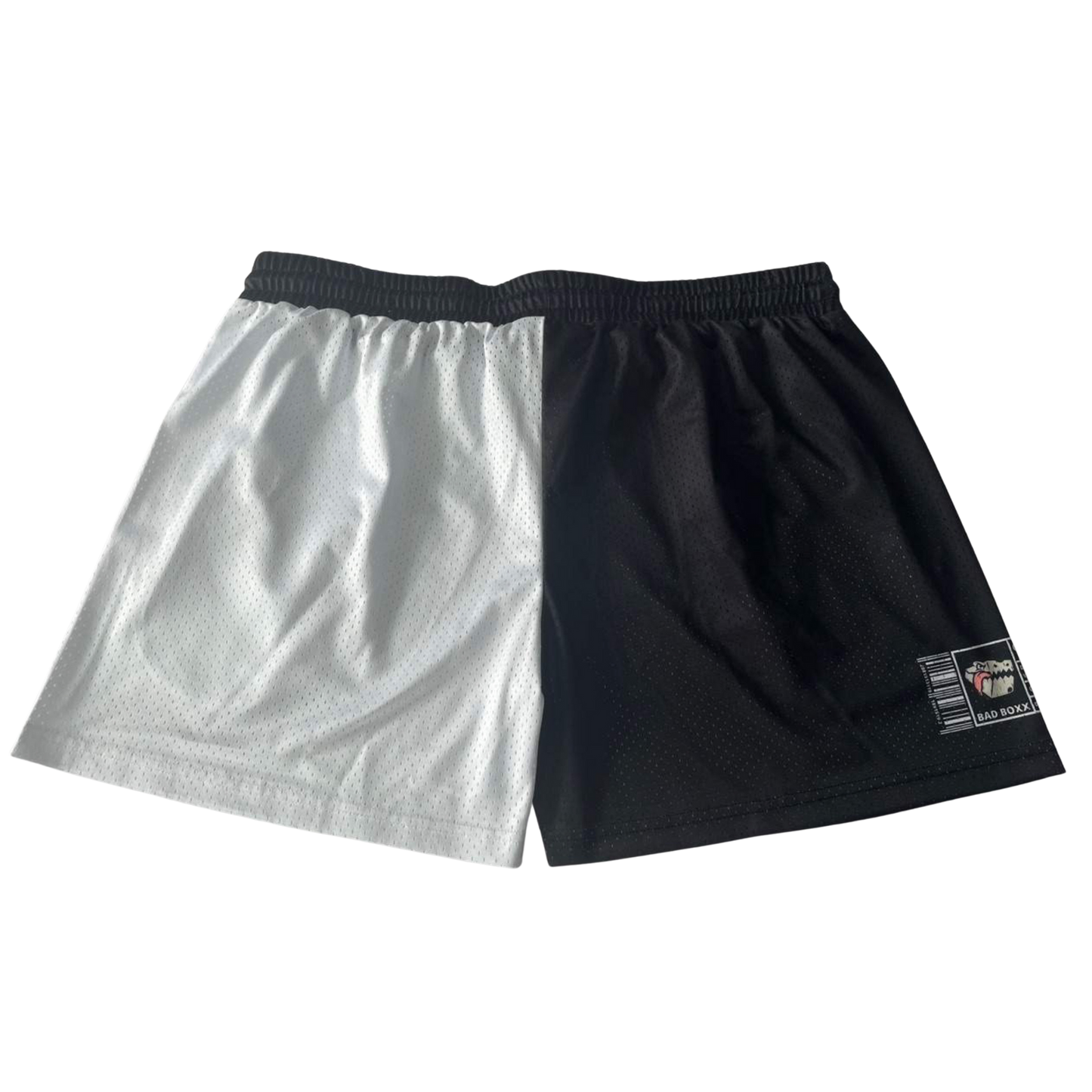 Split Black/White (5” Inseam) - Hoop Shorts
