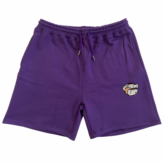 Purple 'Bad Boxx' Sweat Shorts.