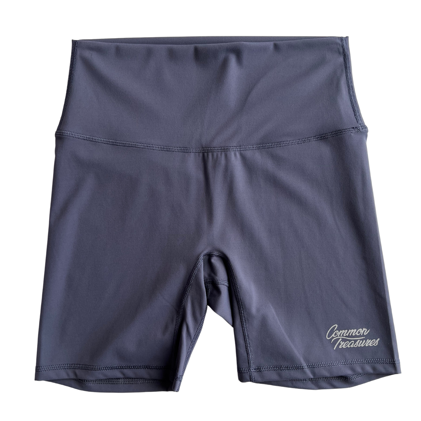 Lilac Grey - Biker Shorts