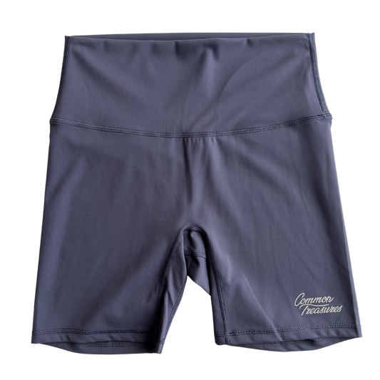 Lilac Grey - Biker Shorts