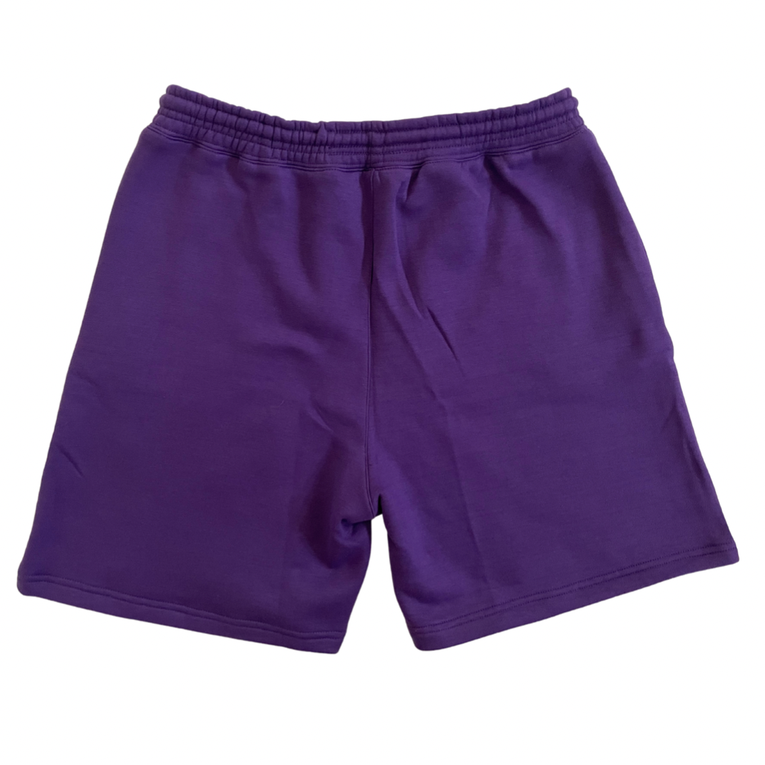 Purple 'Bad Boxx' Sweat Shorts.