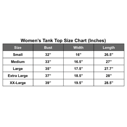 Women's White Tank Top.